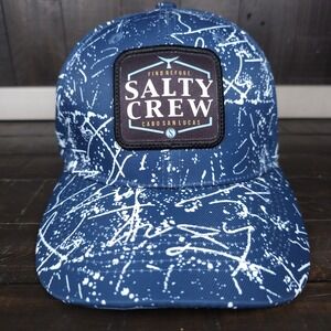 Salty Crew Mens Fitted Adult Medium/Large Blue Cap Hat‎ Cabo San Lucas